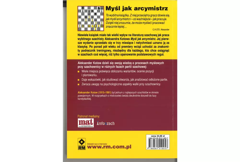 Myśl jak arcymistrz - Aleksander Kotow (wydanie drugie)