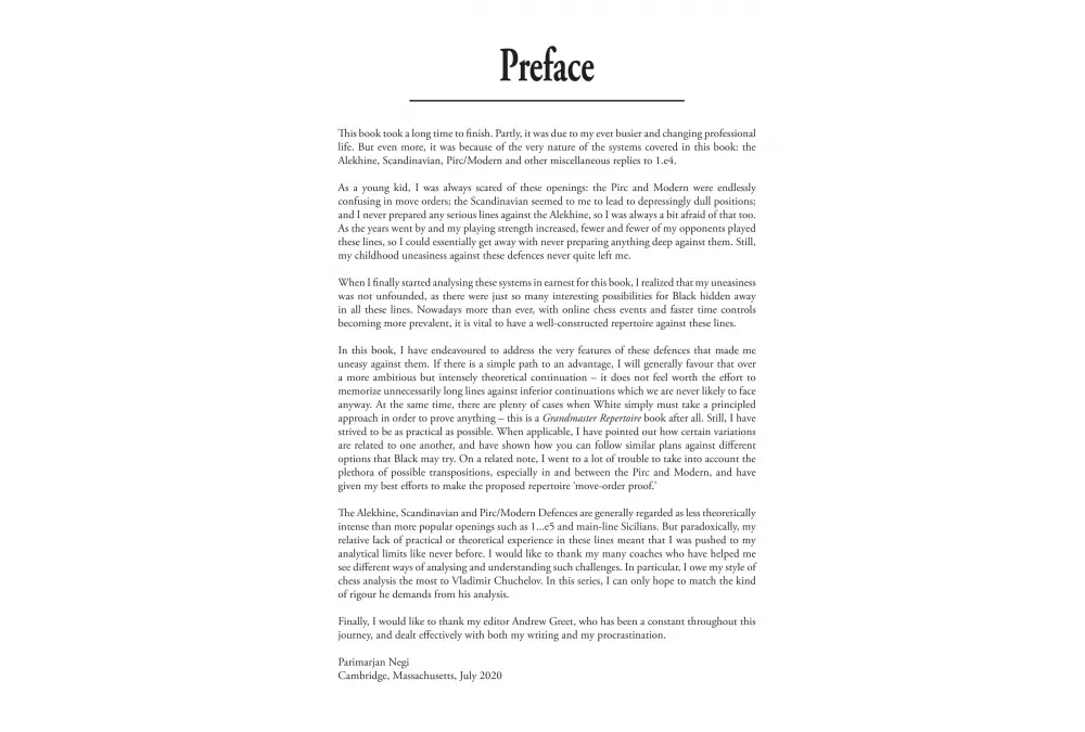 Grandmaster Repertoire - 1.e4 vs Minor Defences by Parimarjan Negi (miękka okładka)