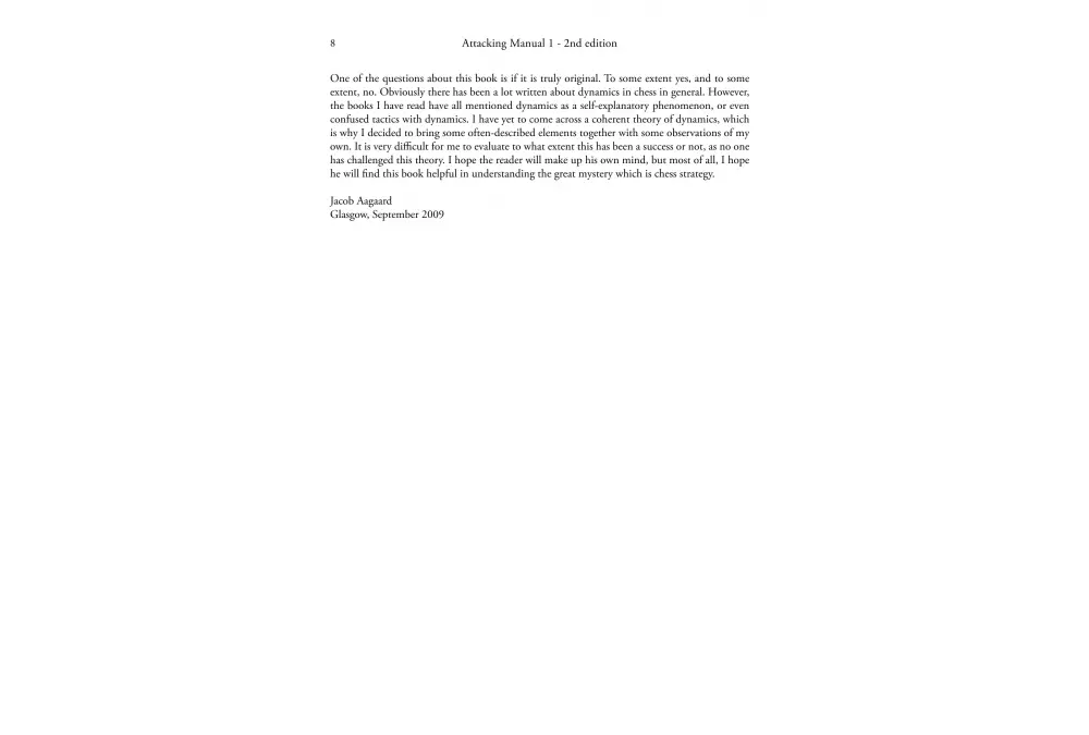 The Attacking Manual 1 2nd edition - by Jacob Aagaard (twarda okładka)