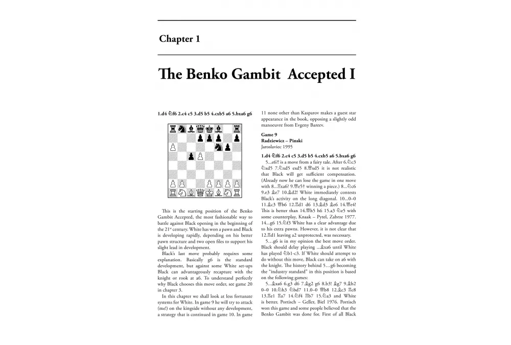 The Benko Gambit by Jan Pinksi (miękka okładka)