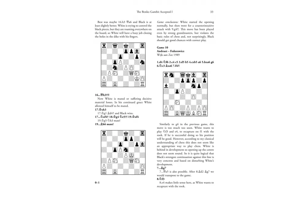 The Benko Gambit by Jan Pinksi (miękka okładka)