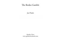 The Benko Gambit by Jan Pinksi (miękka okładka)