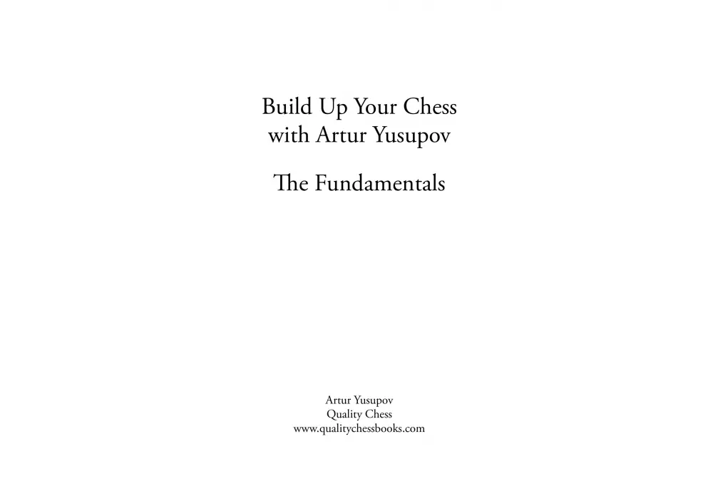Build up your Chess 1 - Artur Yusupov (miękka okładka)