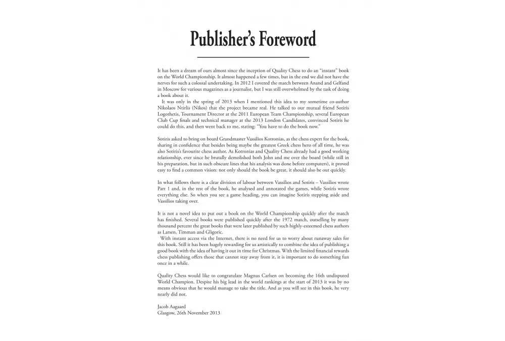 Carlsen's Assault on the Throne by Vassilios Kotronias & Sotiris Logothetis (twarda okładka)