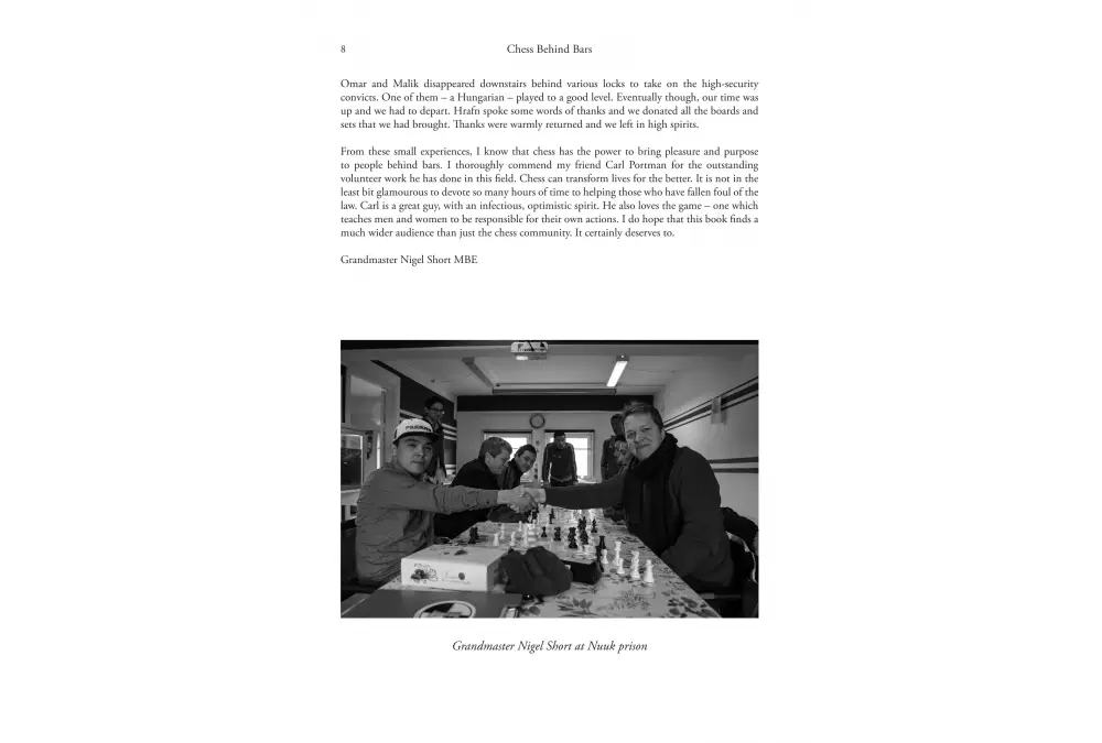 Chess Behind Bars by Carl Portman (twarda okładka)