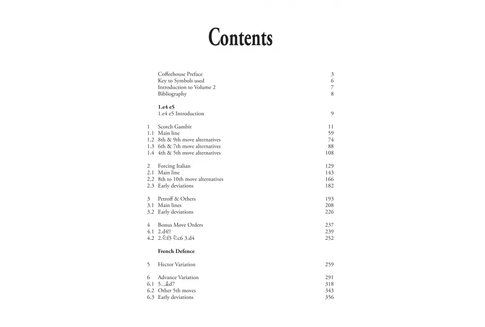 Coffeehouse Repertoire 1.e4 Volume 2 by Gawain Jones (twarda okładka)