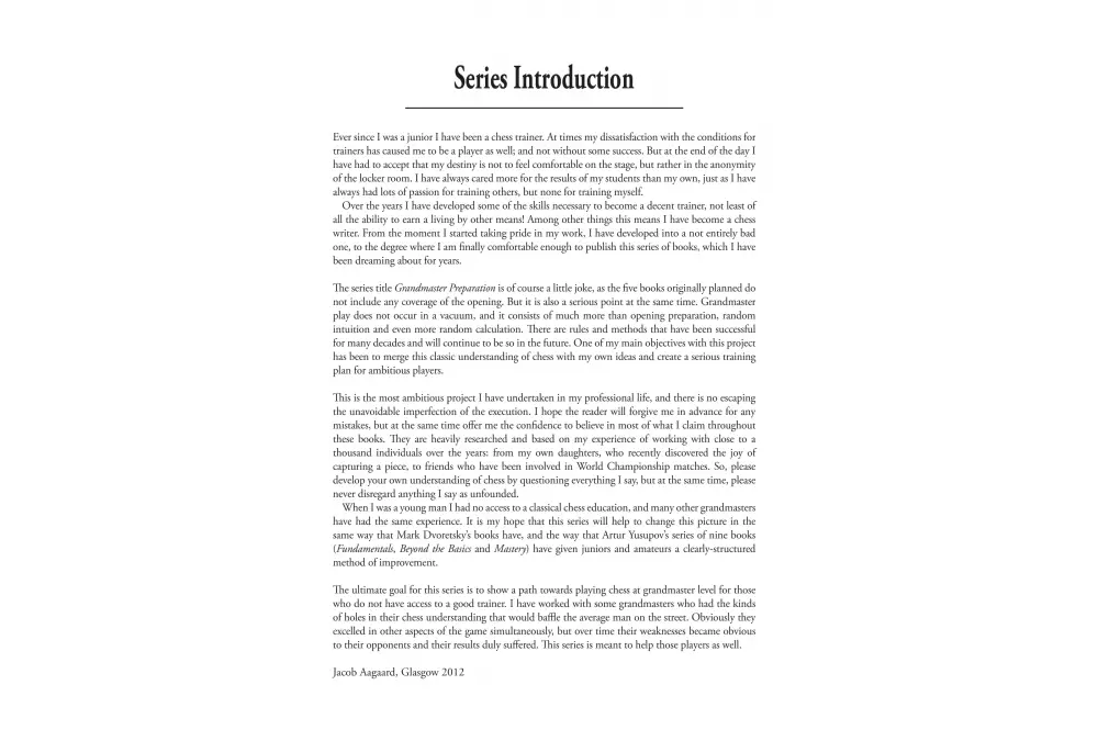 Grandmaster Preparation - Calculation (2nd edition) by Jacob Aagaard (miękka okładka)