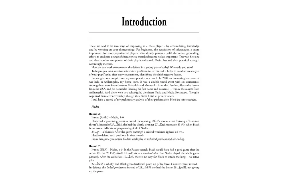 Chess Lessons by Vladimir Popov (twarda okładka)