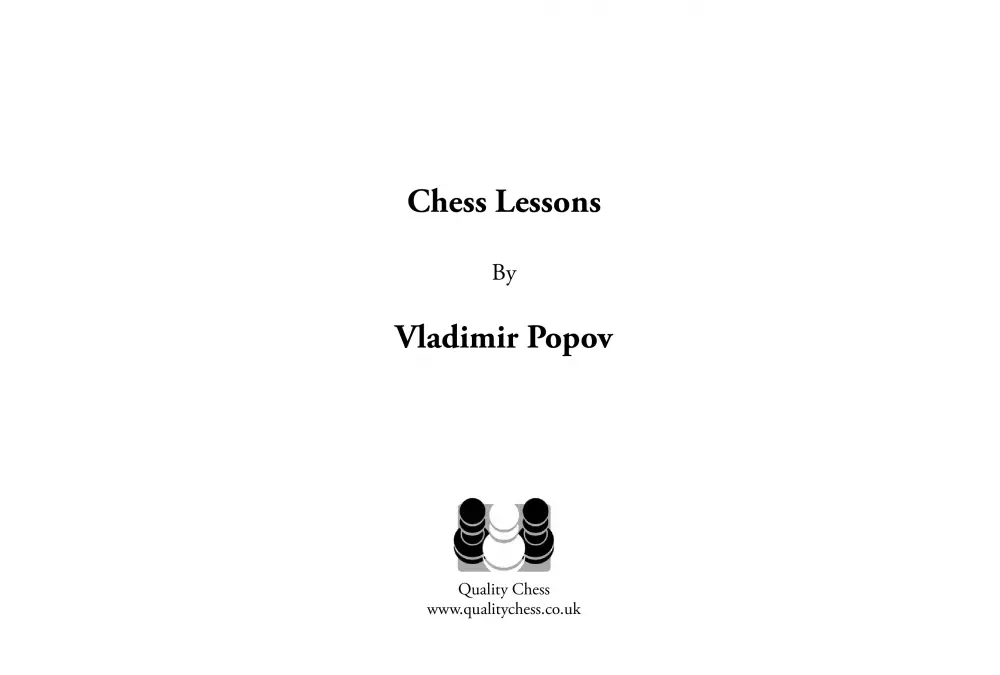 Chess Lessons by Vladimir Popov (twarda okładka)