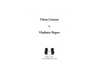 Chess Lessons by Vladimir Popov (twarda okładka)