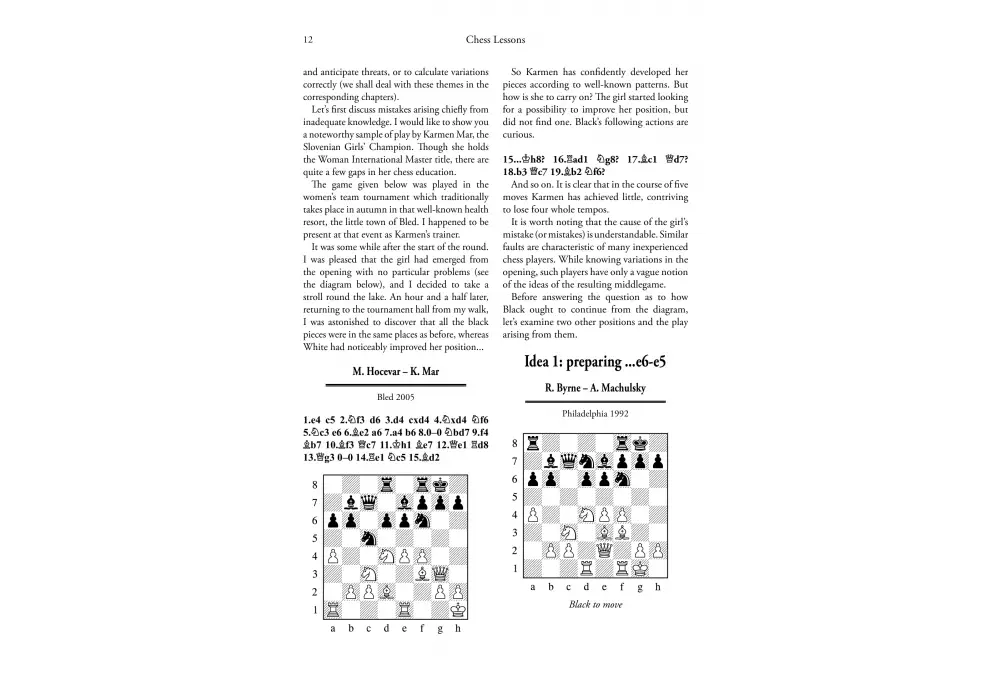 Chess Lessons by Vladimir Popov (twarda okładka)