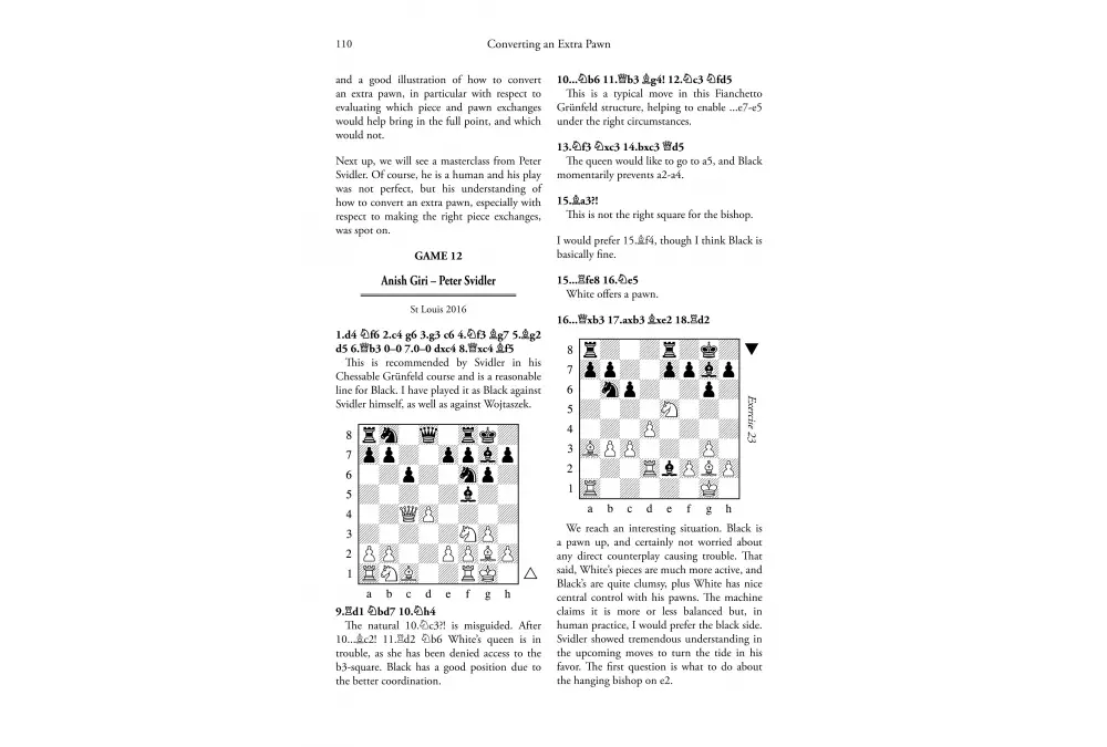 Converting an Extra Pawn in Chess by Sam Shankland (miękka okładka)