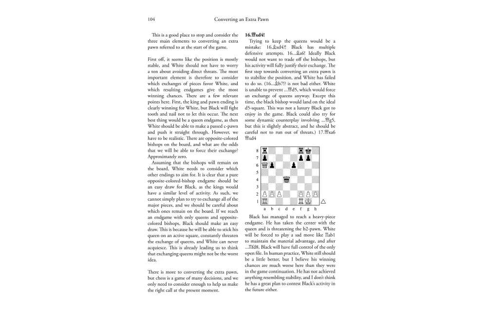 Converting an Extra Pawn in Chess by Sam Shankland (miękka okładka)