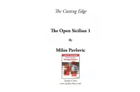 The Cutting Edge 1 - The Open Sicilian 1 by Milos Pavlovic (miękka okładka)