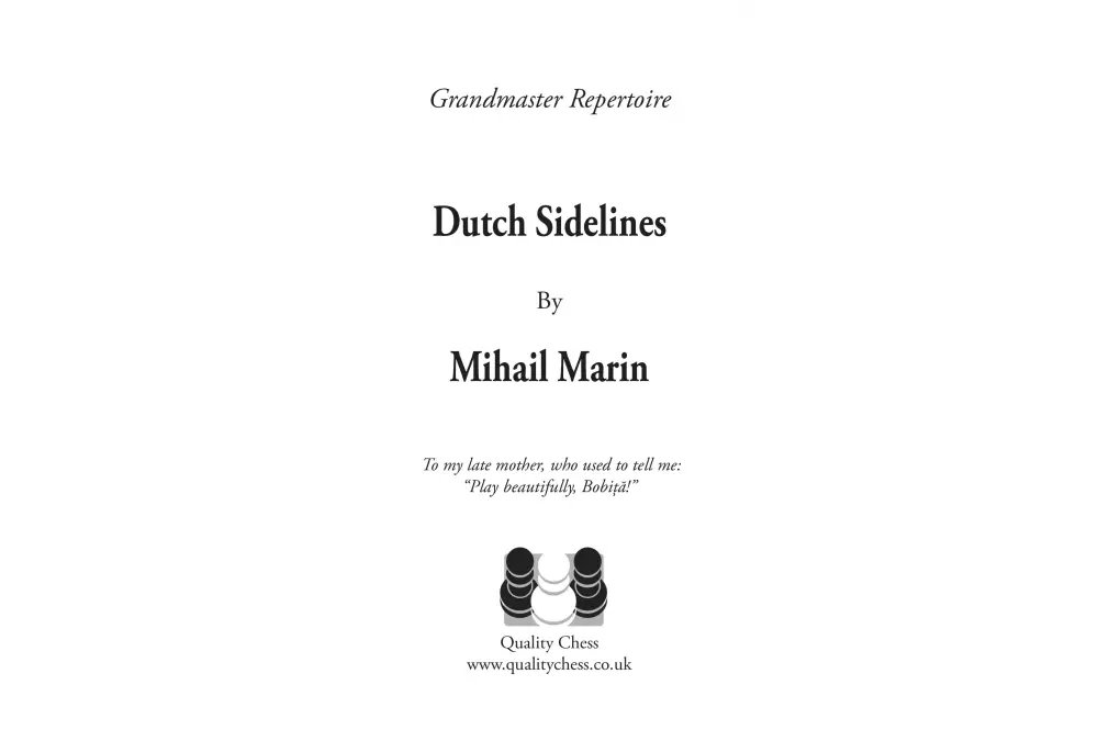 Dutch Sidelines by Mihail Marin (twarda okładka)