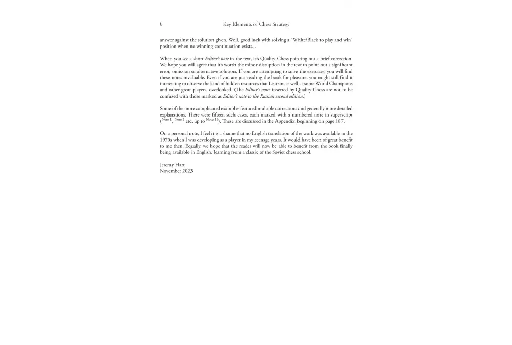 Key Elements of Chess Strategy by Georgy Lisitsin (twarda okładka)