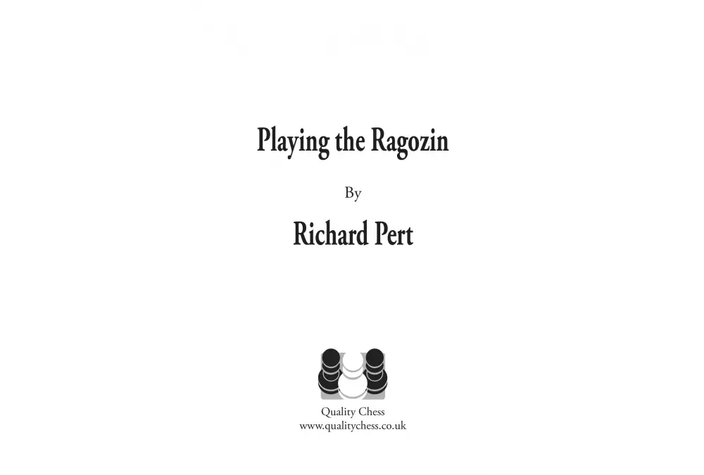 Playing the Ragozin by Richard Pert (twarda okładka)