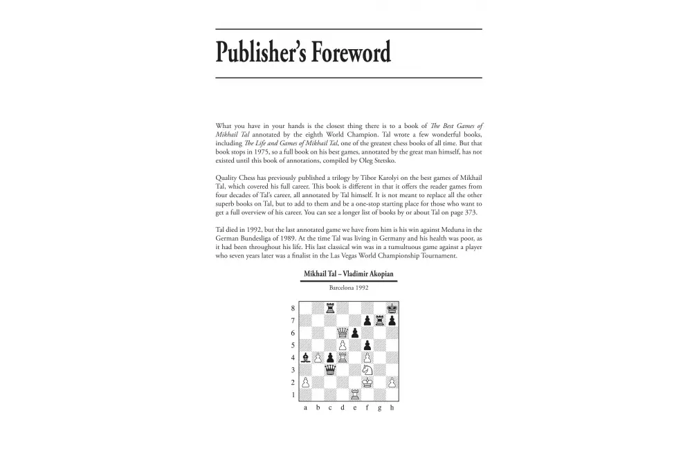 The Chess Alchemist by Mikhail Tal and Oleg Stetsko (twarda okładka)