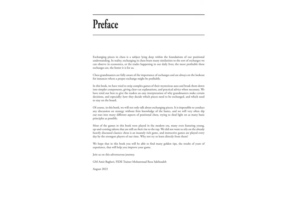 Understanding Chess Exchanges by Bagheri & Salehzadeh (twarda okładka)