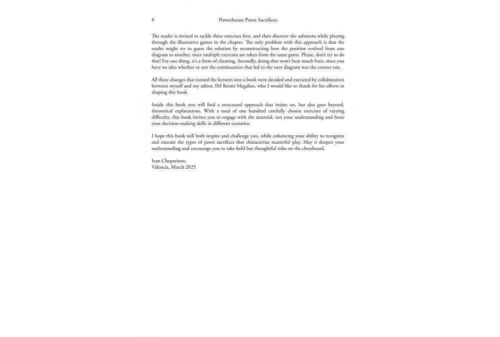 Powerhouse Pawn Sacrifices by Ivan Cheparinov (twarda okładka)