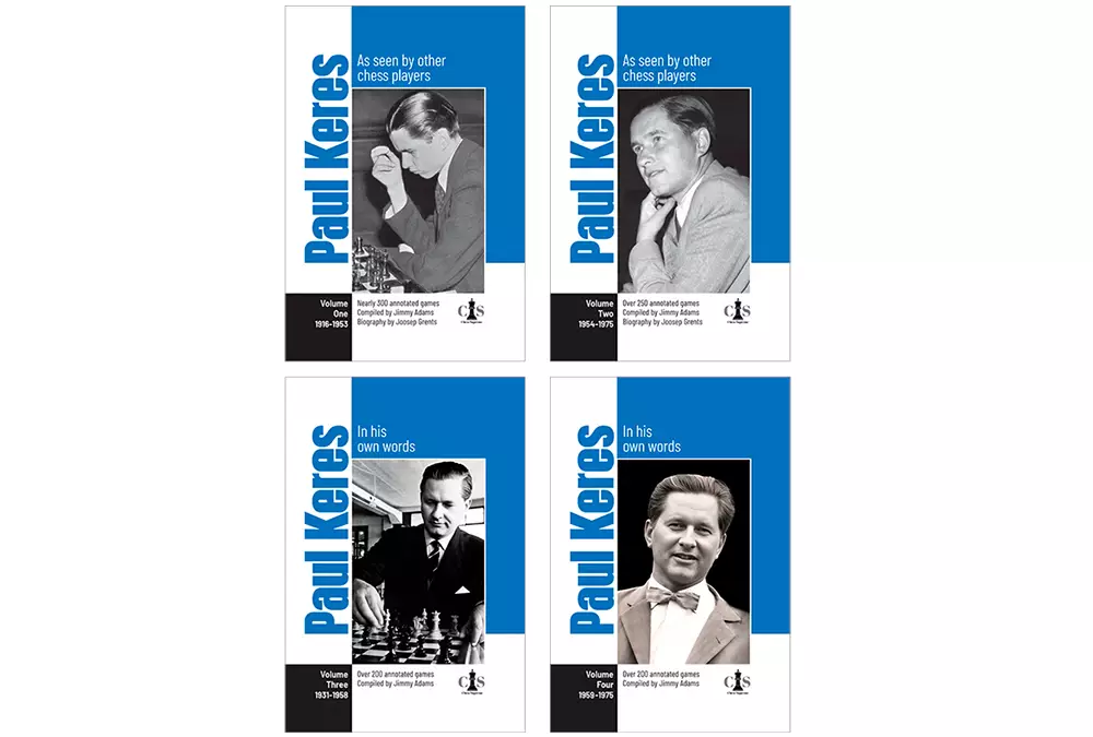 Paul Keres - Volume 1-4 by Jimmy Adams (twarda okładka)
