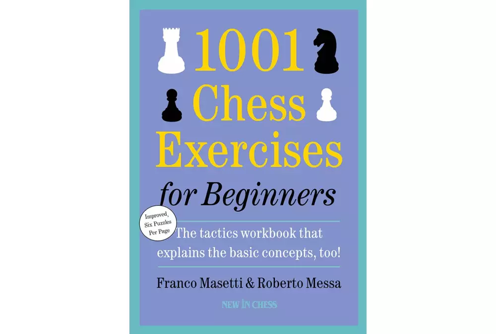 1001 Chess Exercises for Beginners by Franco Masetti, Roberto Messa (miękka okładka)